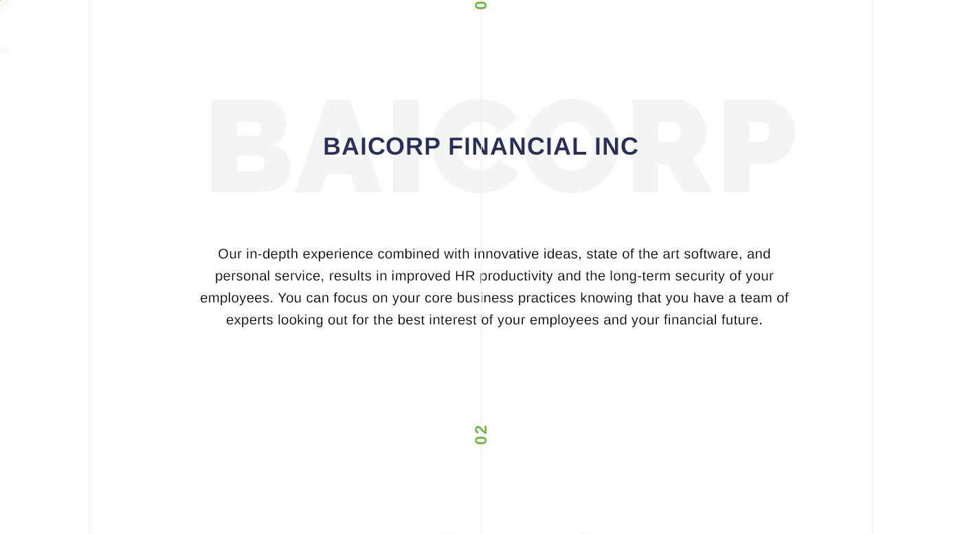 Создание сайта для Baicorp